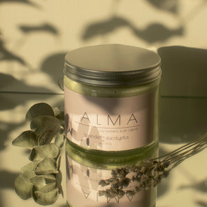 all natural body cream - lavender + eucalyptus