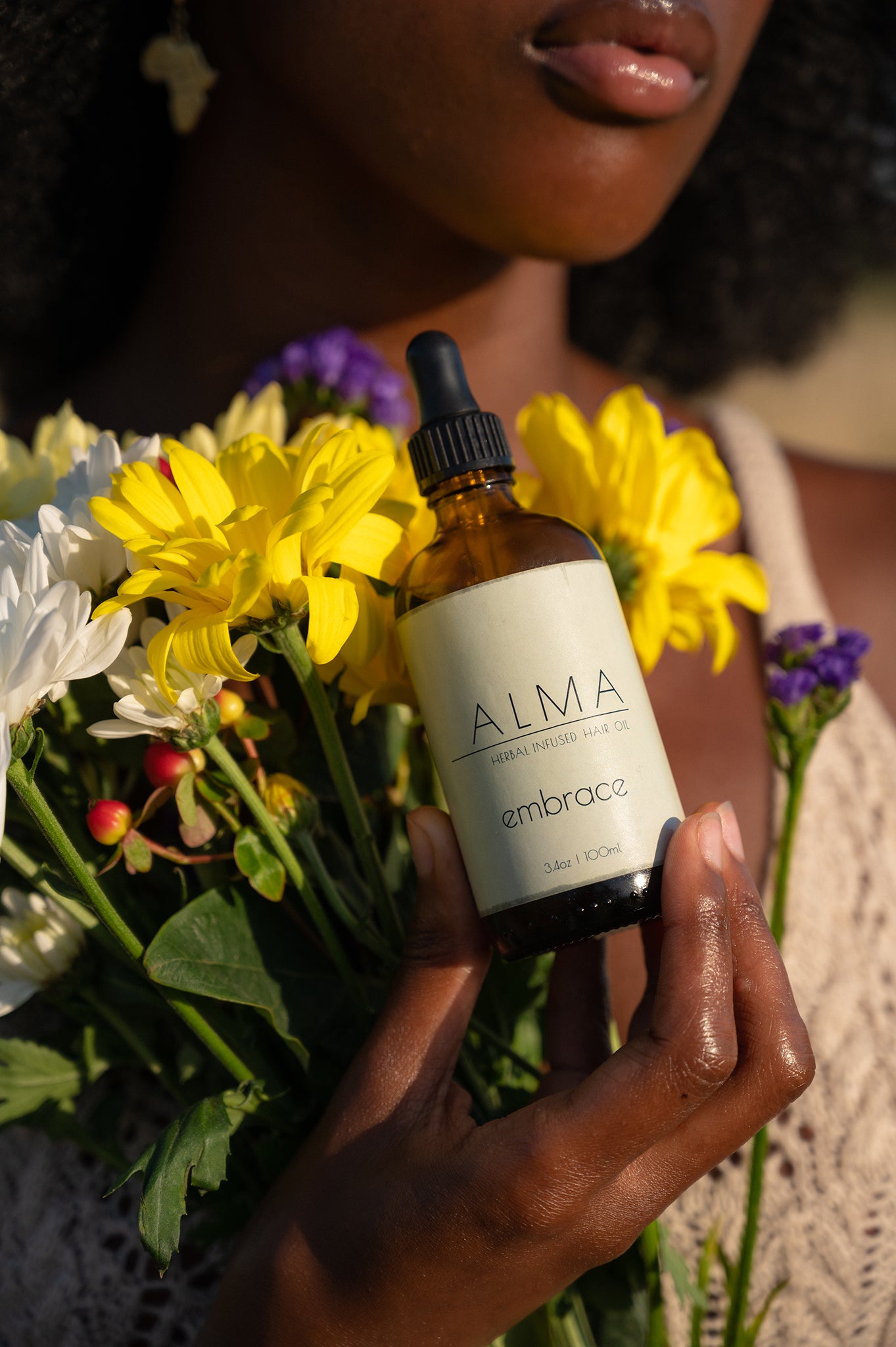 embrace - herbal infused hair oil